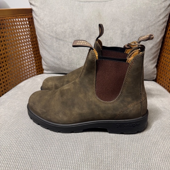 Blundstone 585 Chelsea Boots Rustic Brown - Picture 3 of 7